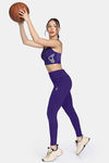 Zelocity High Impact Moisture Wicking Sports Bra - Violet Indigo — thumbnail 5